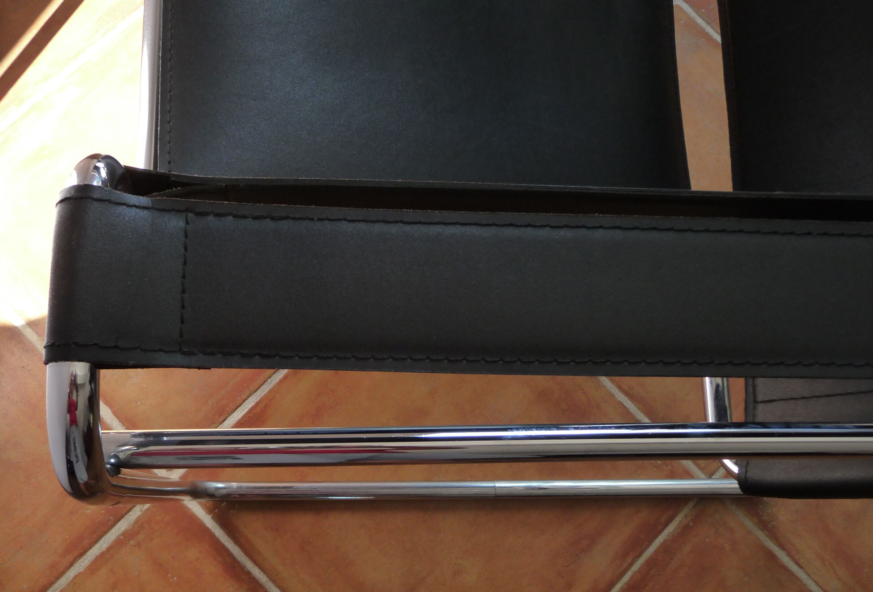 Wassily B3 armchair designed by Marcel Breuer