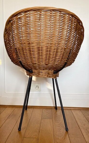 Wicker chair - 1950