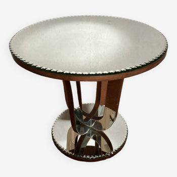 mirrored art deco table