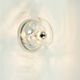 Mid-Century Space Age Glass Wave Ceiling Light - Koch & Lowy for P&P, 1970s