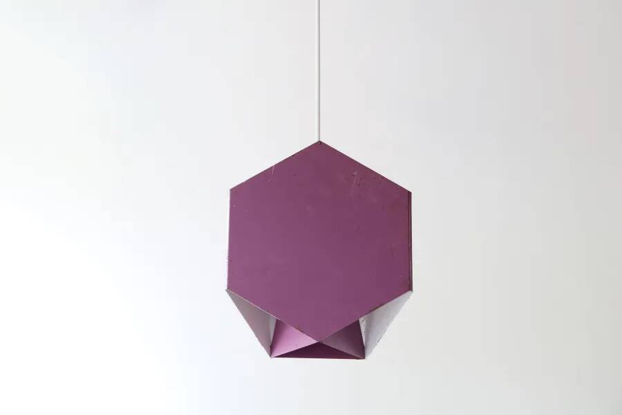 Purple Seks-Tre pendant lamp by Ole Panton for Lyfa, 1960s