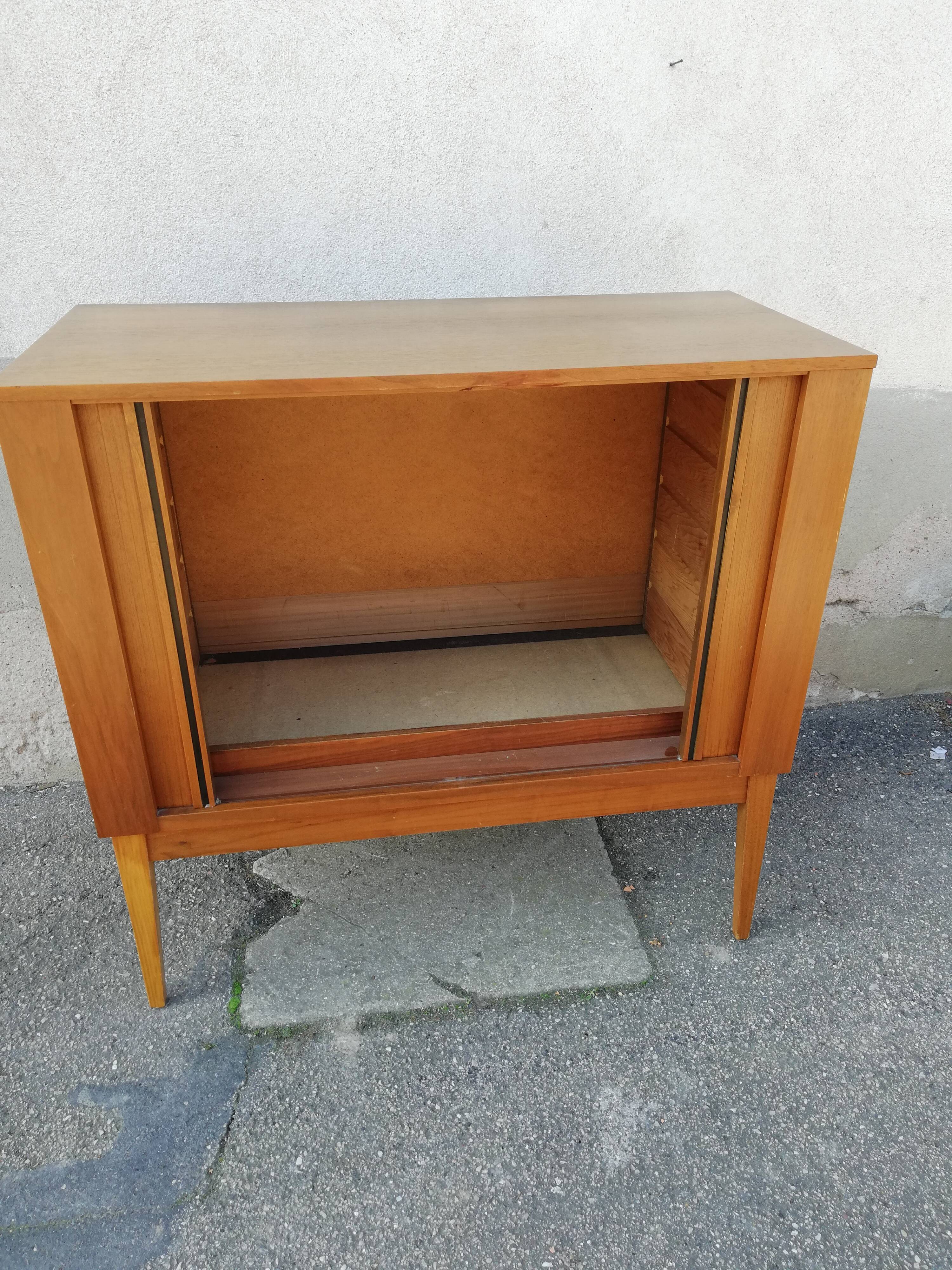 Vintage sliding-door buffet