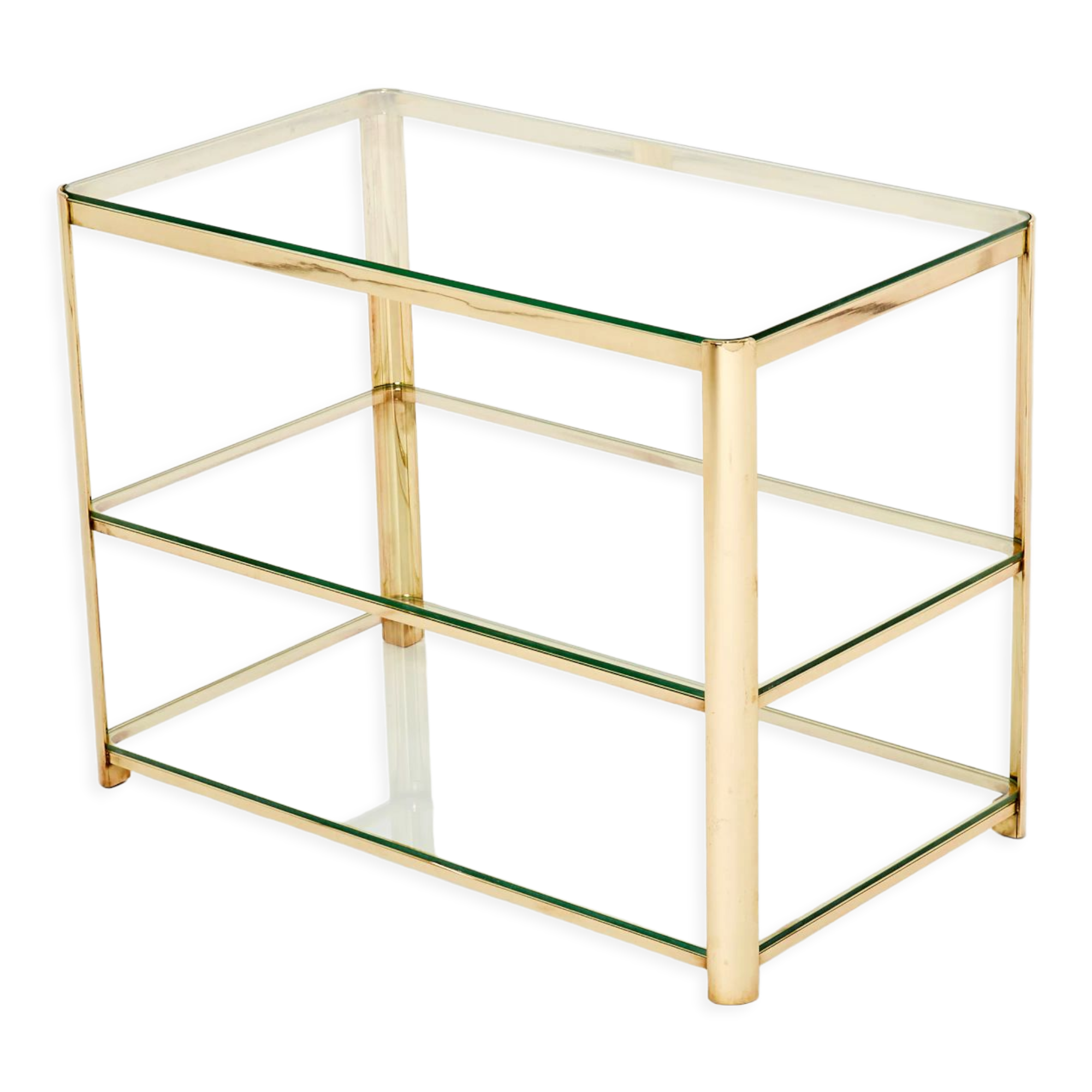 Bronze side table signed J.T. Lepelletier for Broncz circa 1960