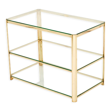 Table d’appoint en bronze signée J.T. Lepelletier pour Broncz vers 1960
