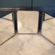 Triptych mirror with chain.