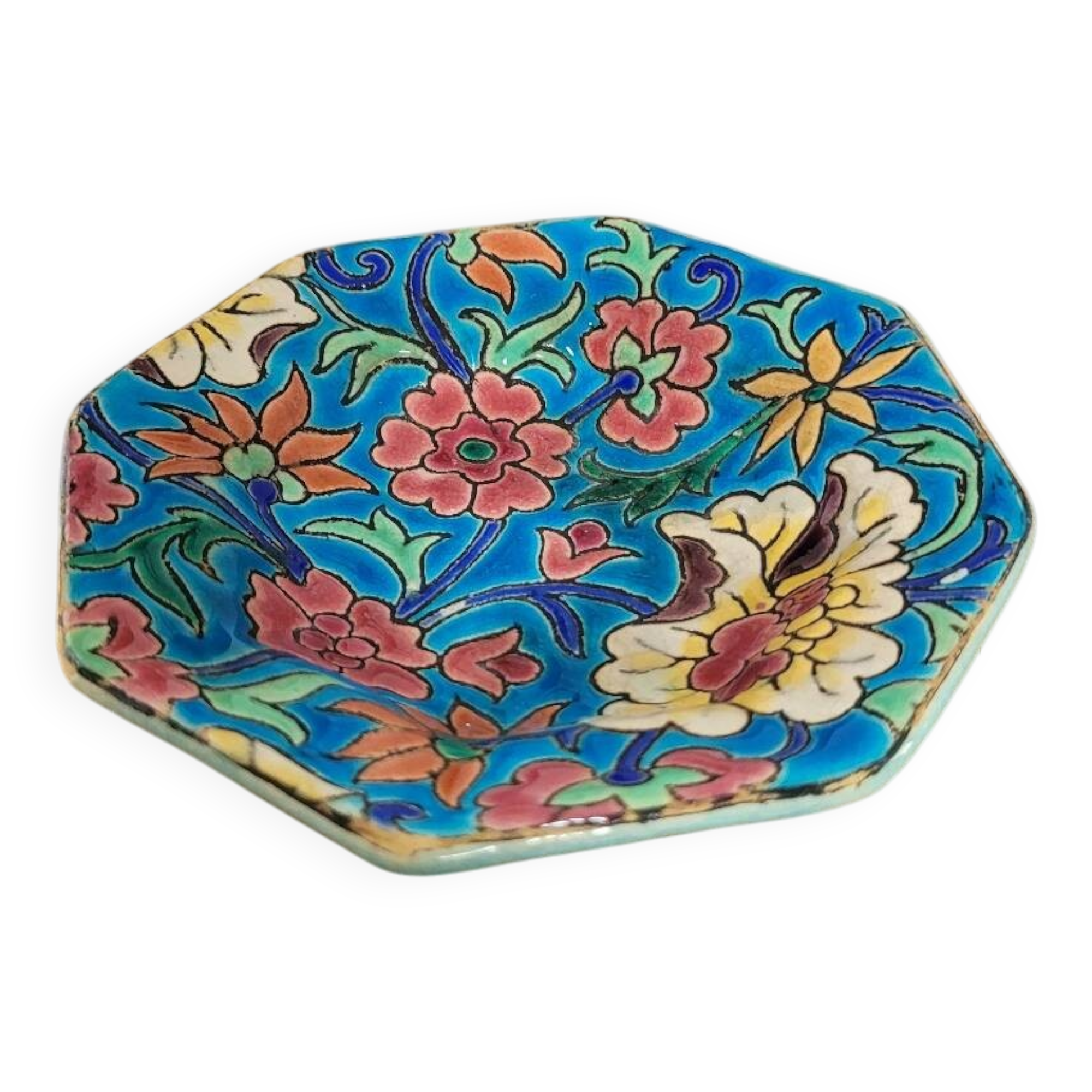 Small Longwy Enamels dish
