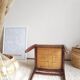 Pair of Scandinavian chairs in braided rope-circa 1960