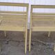 Série de 4 chaises René Gabriel, mobilier d'urgence, de sinistrés, reconstruction, années 50
