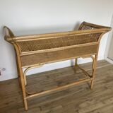 Bamboo and rattan desk