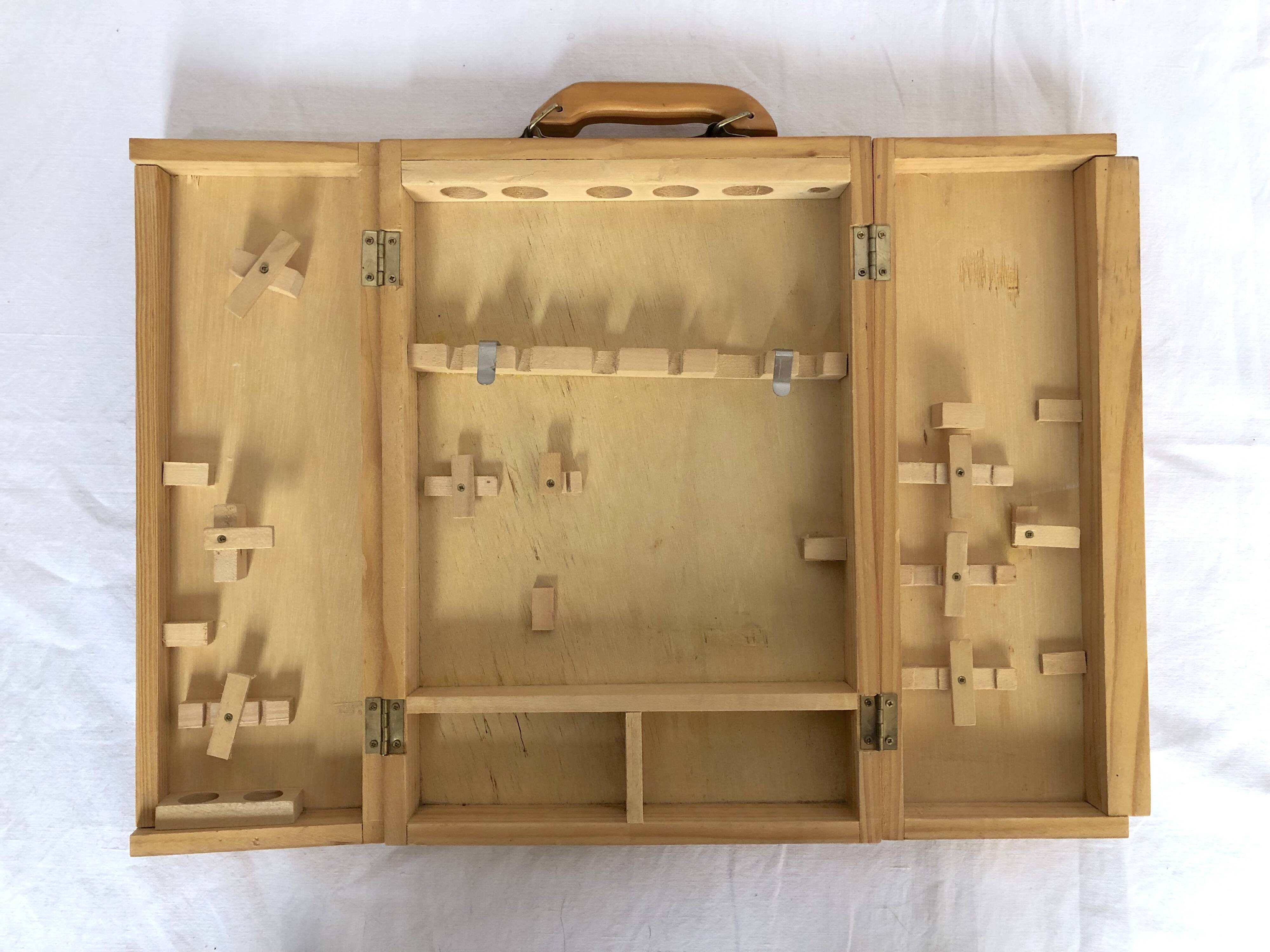 Children's toolbox made of vintage wood