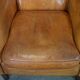 Set of two super rugged and very comfortable sheep leather armchairs