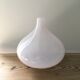 Vase drop pink opaline