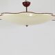 Large flush mount indirect light ceiling fixture from the Filmcasino in Vienna, 1950s.