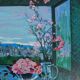 Michel Henry: Still life overlooking the city, original signed silkscreen print