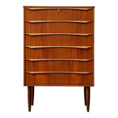 Teak Drawer Cabinet, Denmark 1960s/1970s, VNTG, Mid-C Modern