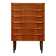 Teak Drawer Cabinet, Denmark 1960s/1970s, VNTG, Mid-C Modern