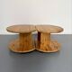 Side table, end table X2, solid pine, 1970s design.