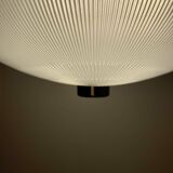 Space Age Design Pendant in Glass, Crystal and Metal