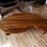 Pierre Chapo T22 "Eye" coffee table – Solid elm – 1986 – Atelier Seltz