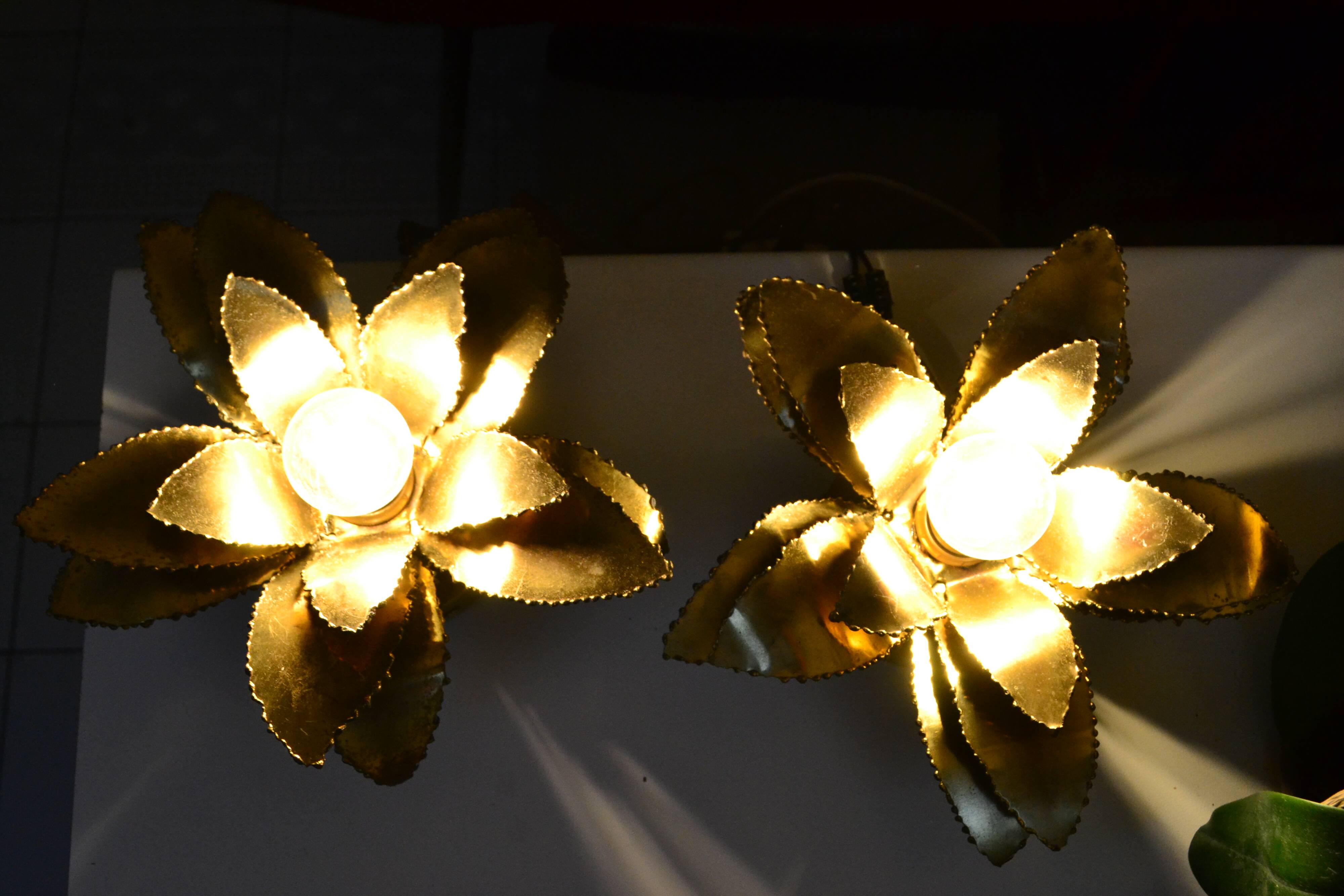 Paire d'appliques Maison Jansen