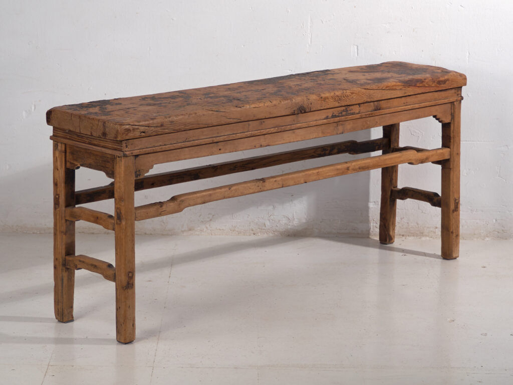 Chinese console table in old elm – Shanxi, circa 1890
