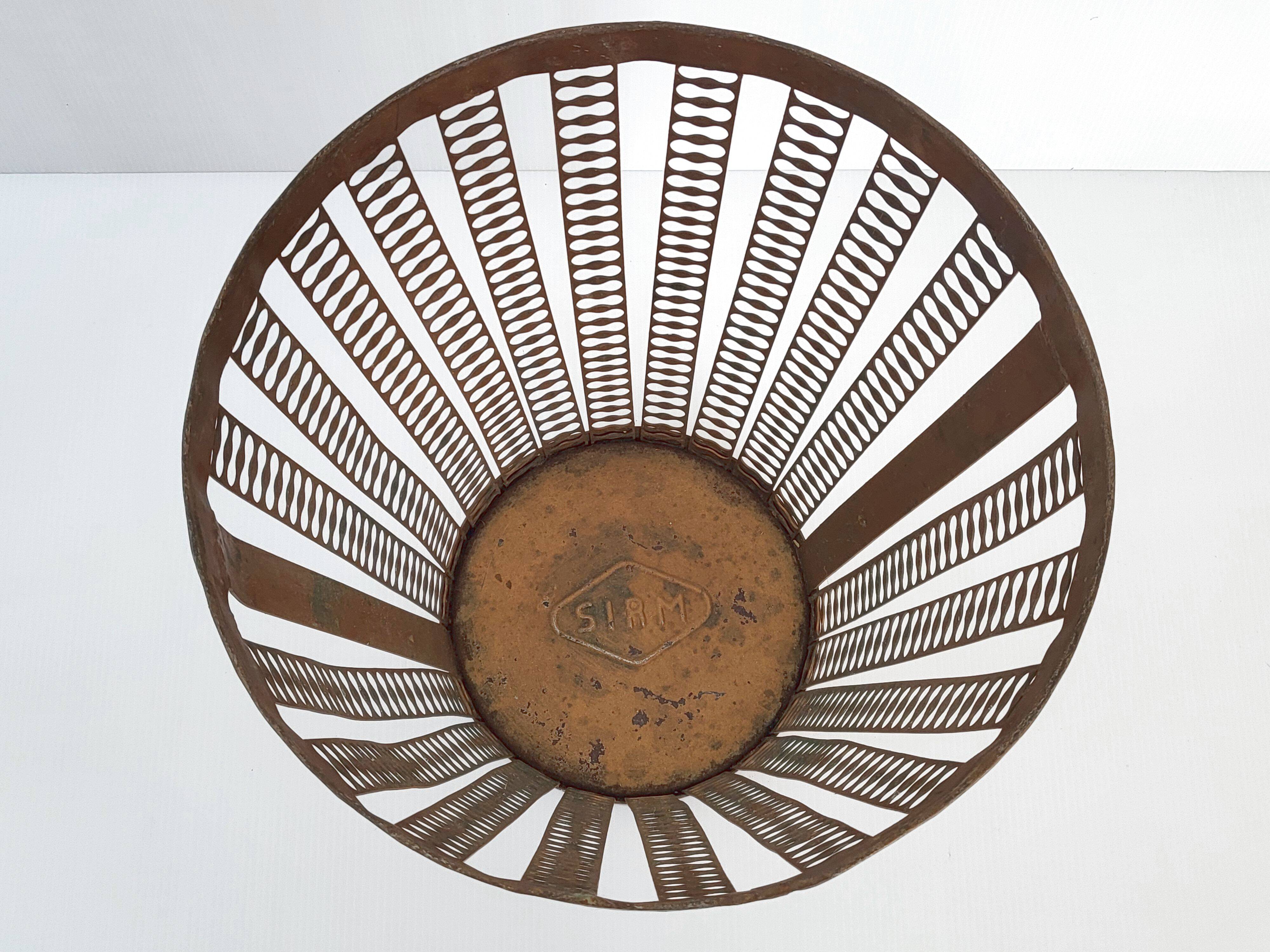 Corbeille à papier vintage SIRM
