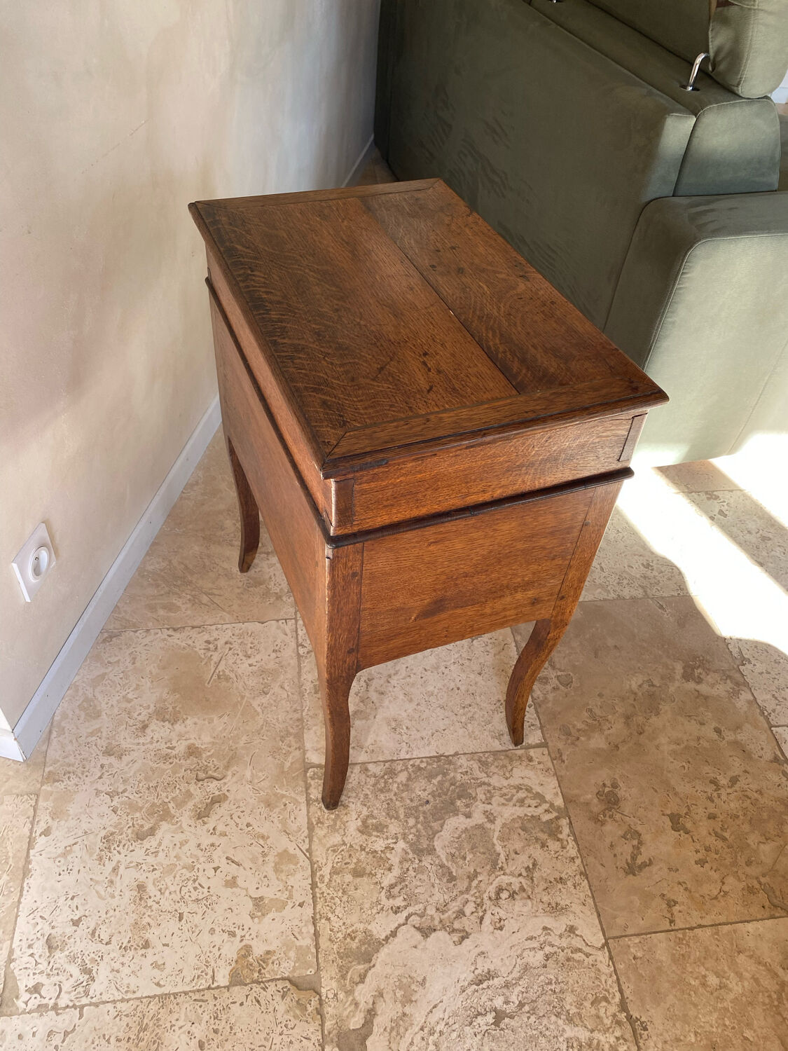 Commode écritoire chêne début 19 e
