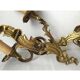 Pair of bronze wall sconces