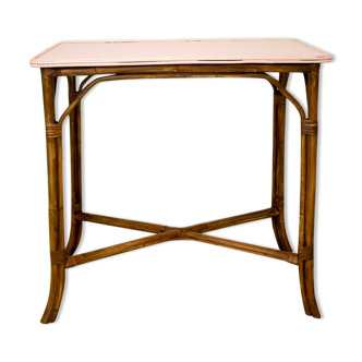 Table d'appoint en rotin