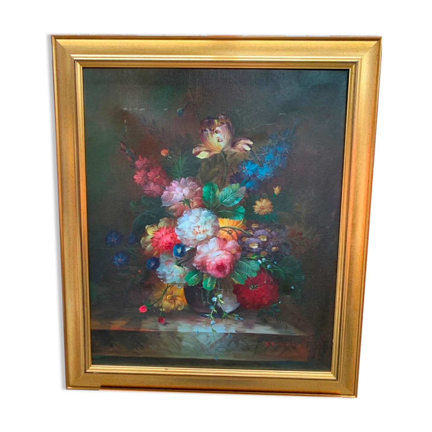 Painting «Still life with flowers».