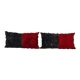 Set of 2 vintage kilim cushion covers 38x79 cm
