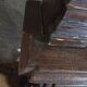 Empire-style solid pine workshop library from the 19th century.