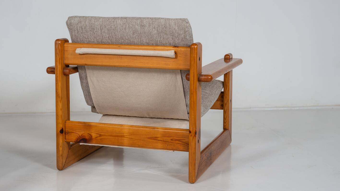 Paire de chaises longues modernes du milieu du siècle
