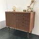 Scandinavian style teak chest of drawers