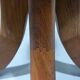 Tabouret en teck massif Dyrlund 1970-80's