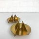 Pair of candlesticks Nr.20 in brass, Pierre Forssell for Skultuna, 1960