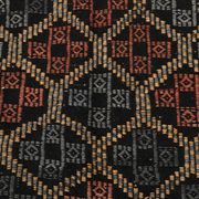 6x9 Green & Red Geometric Vintage Kilim Rug