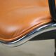 Charles Pollock leather office chair, Knoll edition, 1970