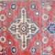 Hand-knotted Kazak rug 194x132cm