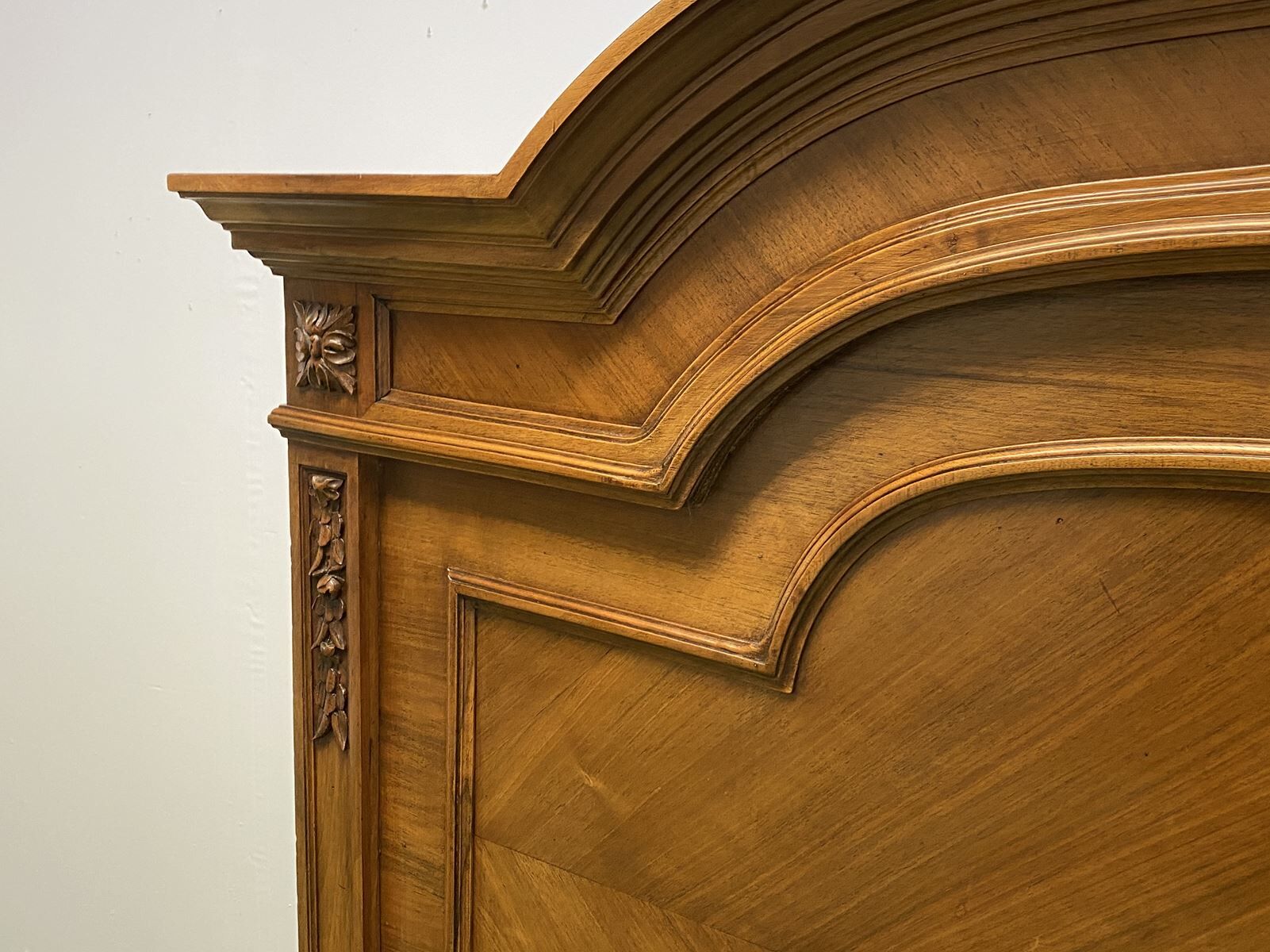 Walnut bed early 20th century