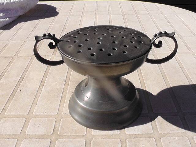 Censer, pewter incense burner