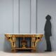 Console ancienne en bois sculpté avec décorations, Italie, XIXe siècle