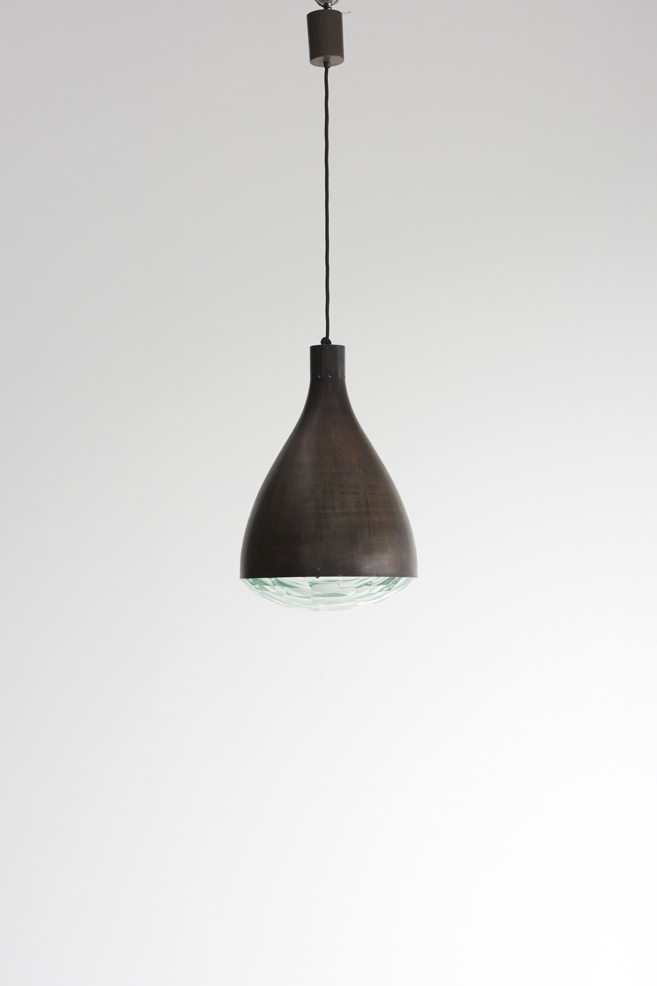 Hanging lamp model 2220  by Max Ingrand for Fontana Arte, Italy - 1960