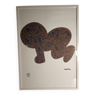 Keith Haring screen print