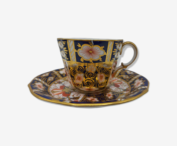 Tasse à thé porcelaine anglaise fin XIX siècle Royal Crown Derby