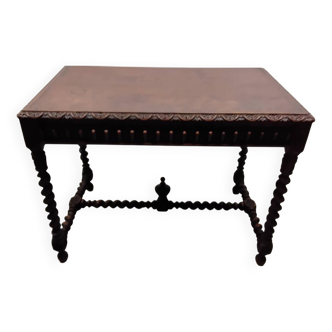Antique carved wooden desk
