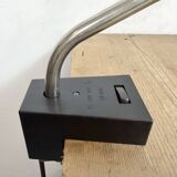 Grey Industrial Factory Office Desk Lamp from Elektrosvit, 1970s