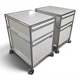 Lot de 2 caissons USM Haller