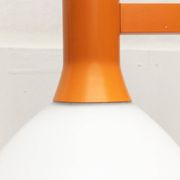 Orange Vintage Space Age Pendant Lamp