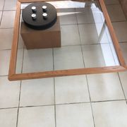Table basse Roche Bobois designer Jp Cailleres plateau pivotant